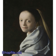 Tranh sơn dầu cô gái xinh đẹp